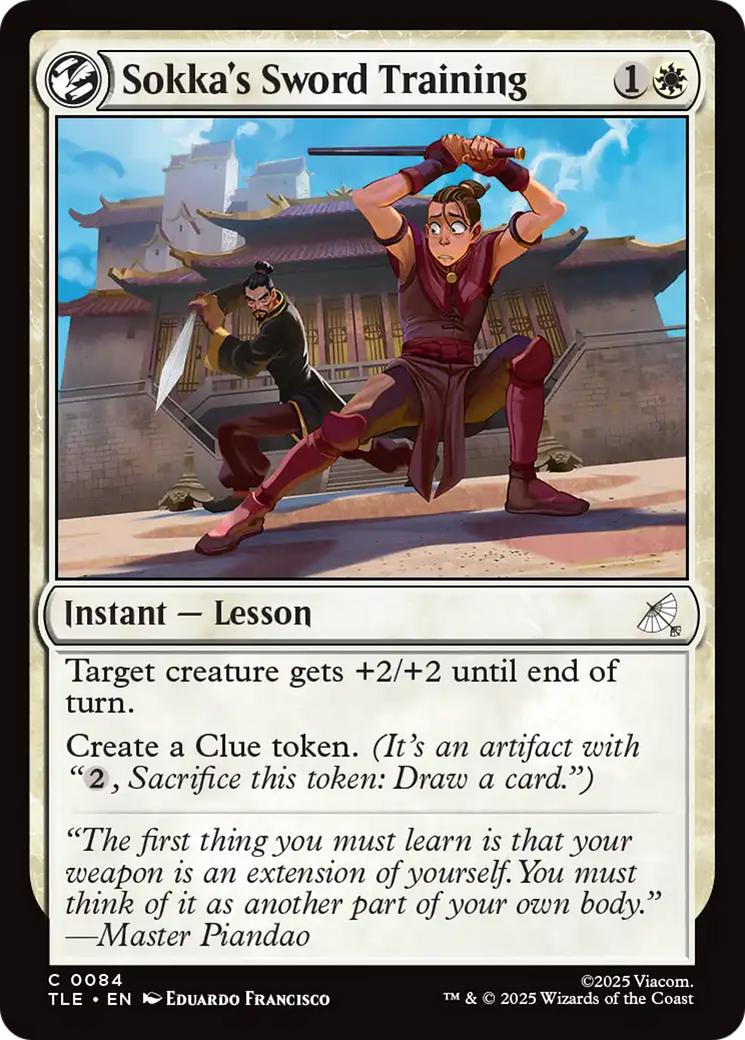 Sokka's Sword Training [Avatar: The Last Airbender: Eternal-Legal] Foil
