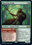 Questing Druid // Seek the Beast [Wilds of Eldraine] Foil