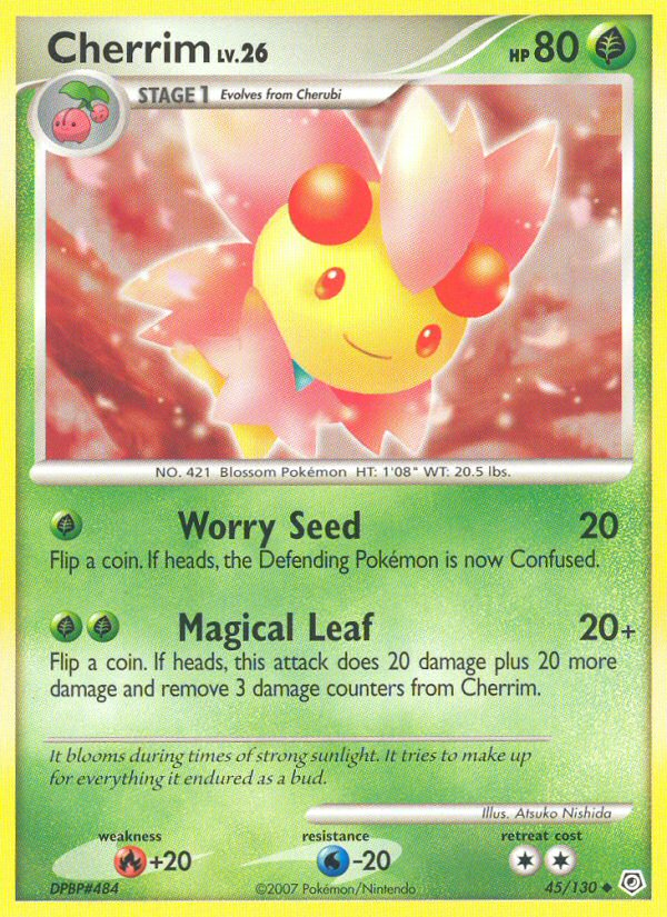 Cherrim (45/130) [Diamond & Pearl: Base Set] Reverse Holofoil