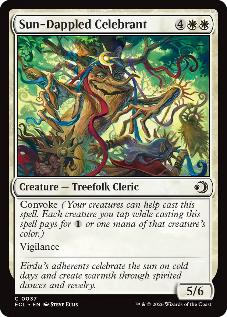 Sun-Dappled Celebrant [Lorwyn Eclipsed] Foil