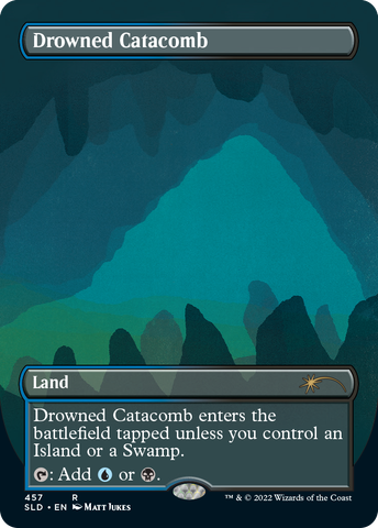 Drowned Catacomb (Borderless) [Secret Lair Drop Series] Foil