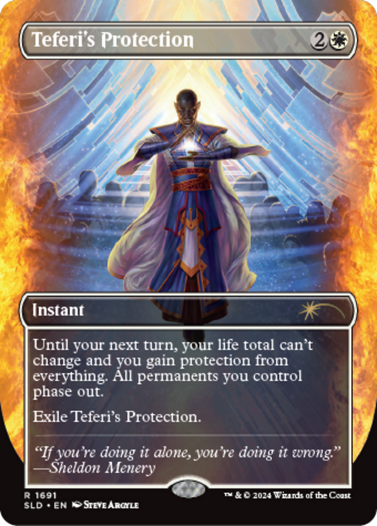 Teferi's Protection (1691) [Secret Lair: Sheldon's Spellbook] Foil