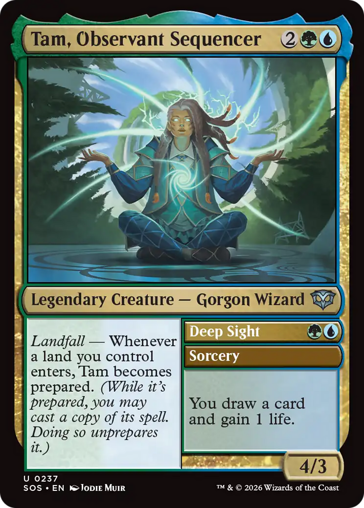 Tam, Observant Sequencer [Secrets of Strixhaven] Foil