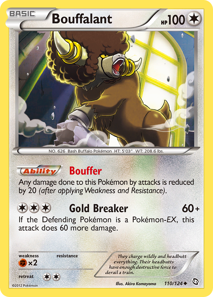 Bouffalant (110/124) [Black & White: Dragons Exalted] Reverse Holofoil
