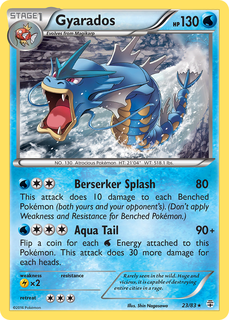 Gyarados (23/83) [XY: Generations] Reverse Holofoil