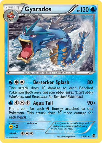 Gyarados (23/83) [XY: Generations] Reverse Holofoil