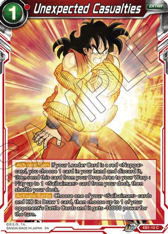 Unexpected Casualties (EB1-010) [Battle Evolution Booster] Parallel Foil