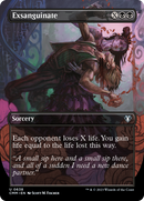 Exsanguinate (Borderless Alternate Art) [Commander Masters] Foil