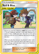 Red & Blue (202/236) [Sun & Moon: Cosmic Eclipse] Reverse Holofoil