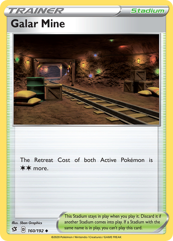 Galar Mine (160/192) [Sword & Shield: Rebel Clash] Reverse Holofoil