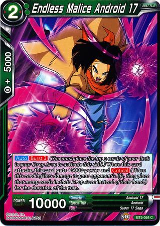 Endless Malice Android 17 (BT5-064) [Miraculous Revival] Parallel Foil