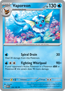Vaporeon (134/165) [Scarlet & Violet 151] Reverse Holofoil