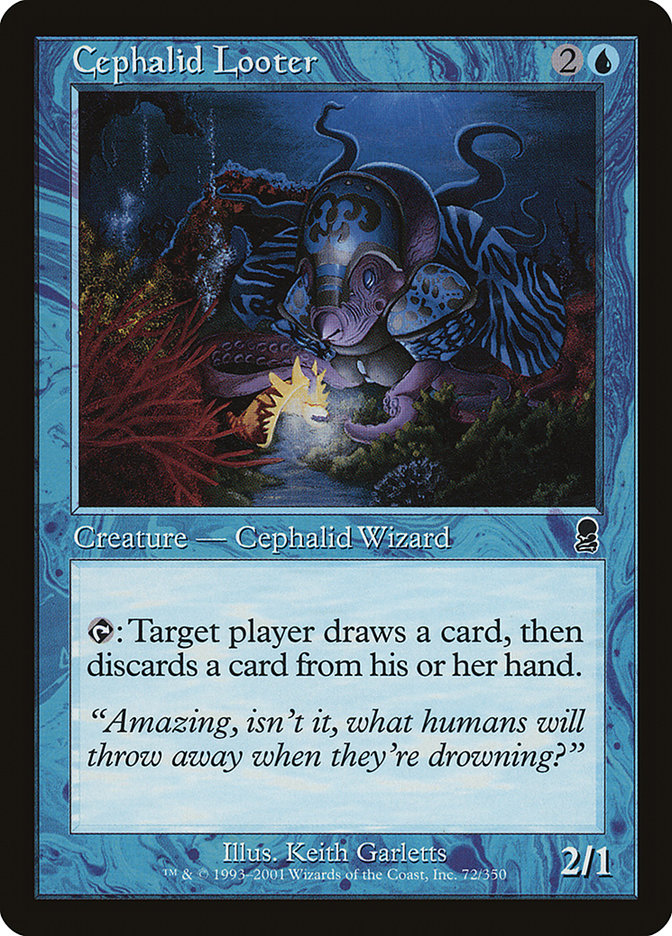 Cephalid Looter (Misprinted) [Odyssey] Foil