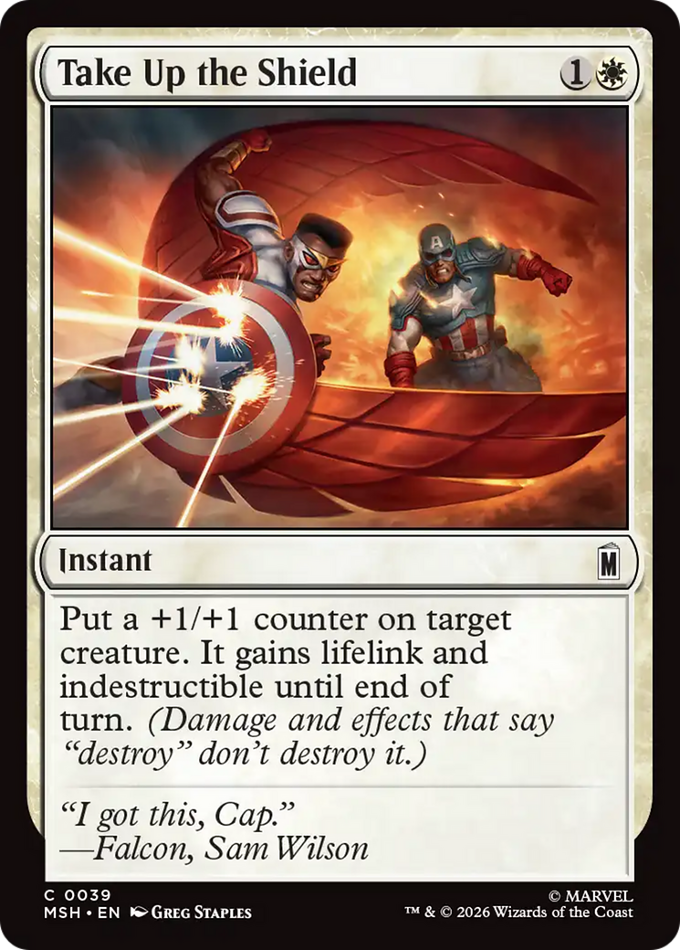 Take Up the Shield [Marvel Super Heroes] Foil