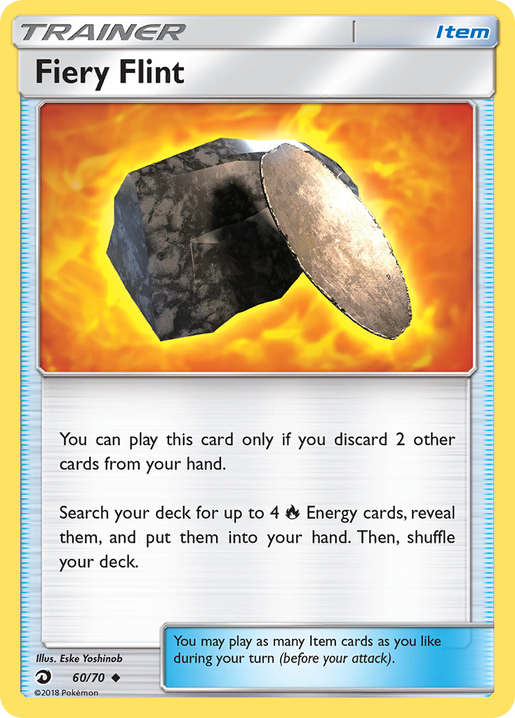 Fiery Flint (60/70) [Sun & Moon: Dragon Majesty] Reverse Holofoil