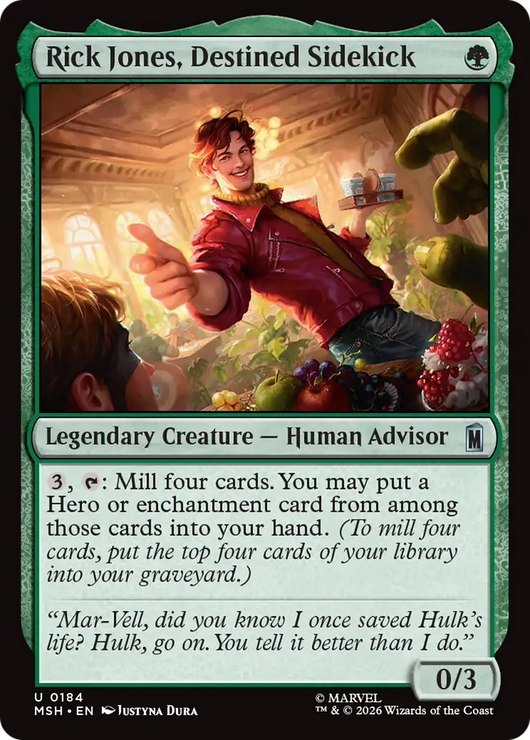 Rick Jones, Destined Sidekick [Marvel Super Heroes] Foil