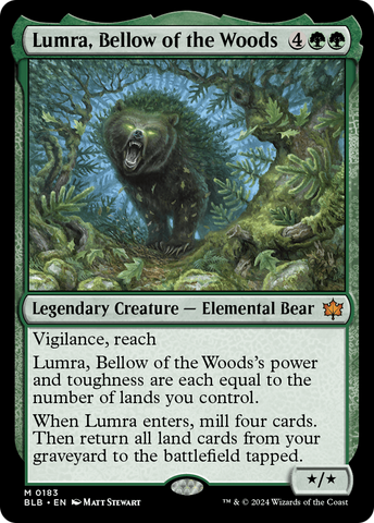 Lumra, Bellow of the Woods [Bloomburrow] Foil