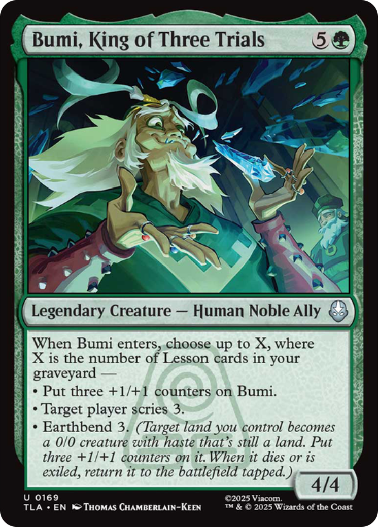 Bumi, King of Three Trials [Avatar: The Last Airbender] Foil