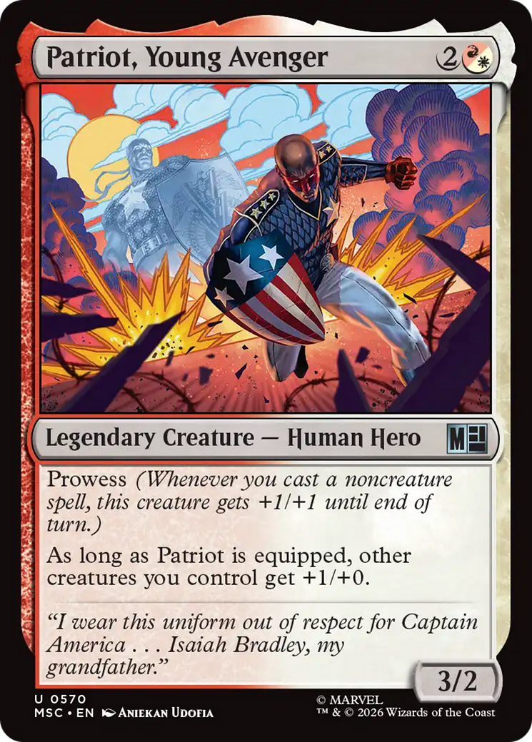 Patriot, Young Avenger [Marvel Super Heroes] Foil