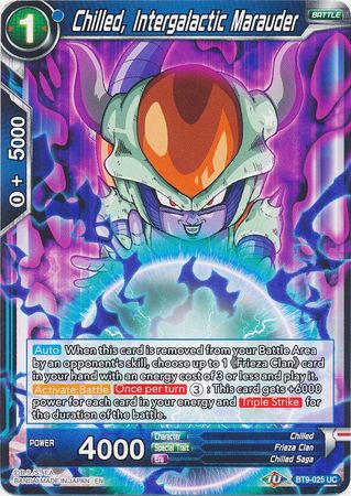 Chilled, Intergalactic Marauder (BT9-025) [Universal Onslaught] Parallel Foil