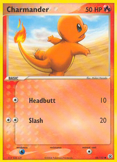 Charmander (58/112) [EX: FireRed & LeafGreen] Reverse Holofoil