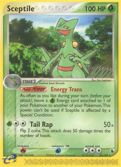 Sceptile (20/109) [EX: Ruby & Sapphire] Reverse Holofoil