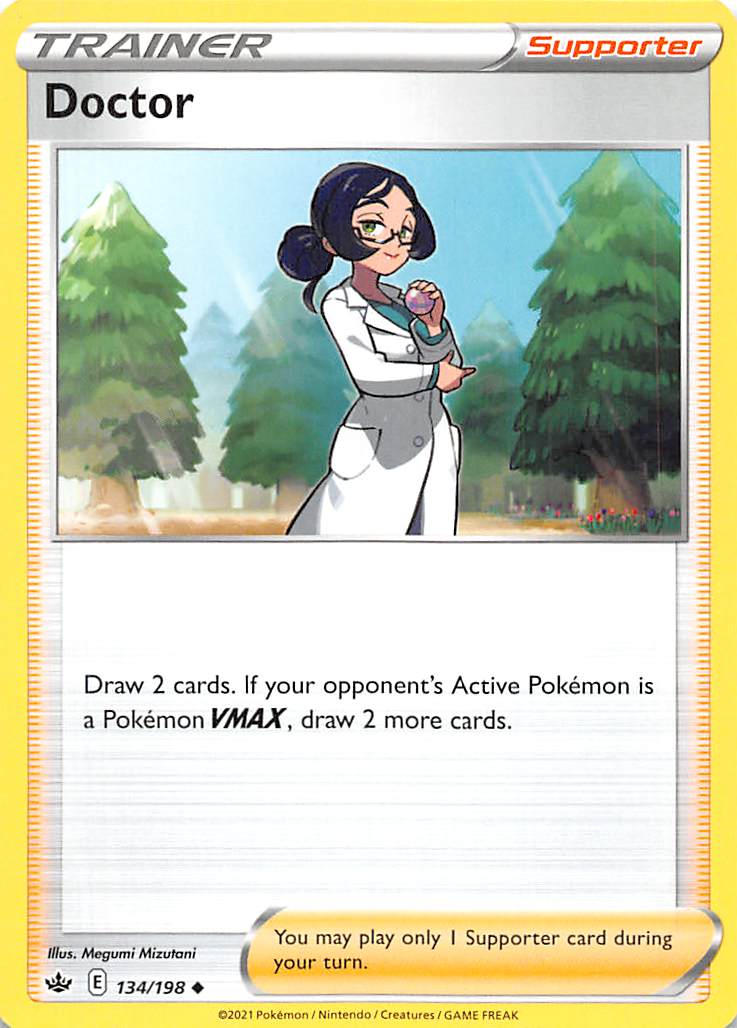 Doctor (134/198) [Sword & Shield: Chilling Reign] Reverse Holofoil