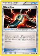 Dark Claw (92/108) [Black & White: Dark Explorers] Reverse Holofoil