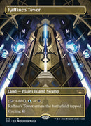 Raffine's Tower (Borderless Alternate Art) [Streets of New Capenna] Foil