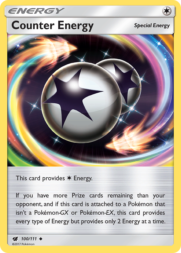 Counter Energy (100/111) [Sun & Moon: Crimson Invasion] Reverse Holofoil