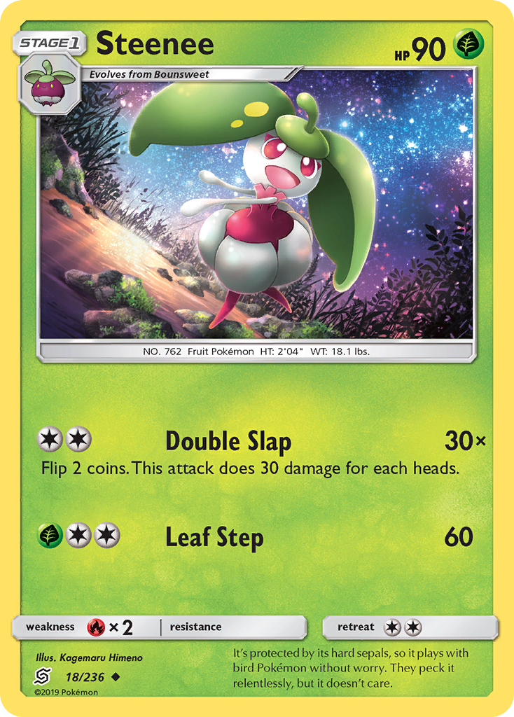 Steenee (18/236) [Sun & Moon: Unified Minds] Reverse Holofoil