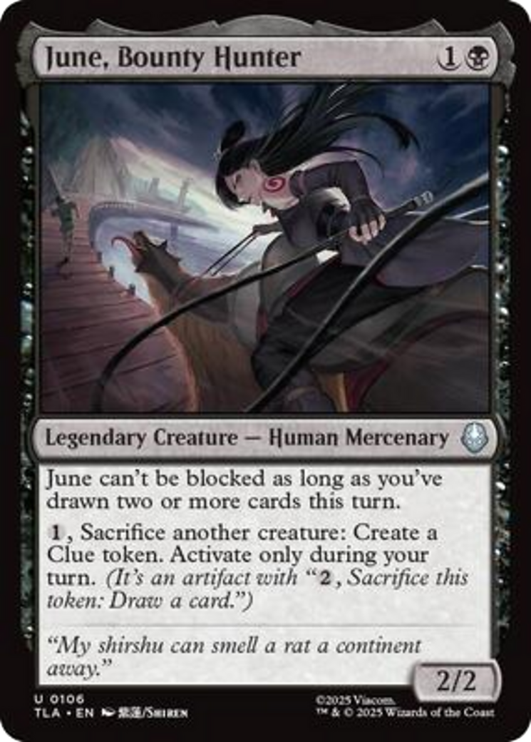 June, Bounty Hunter [Avatar: The Last Airbender] Foil