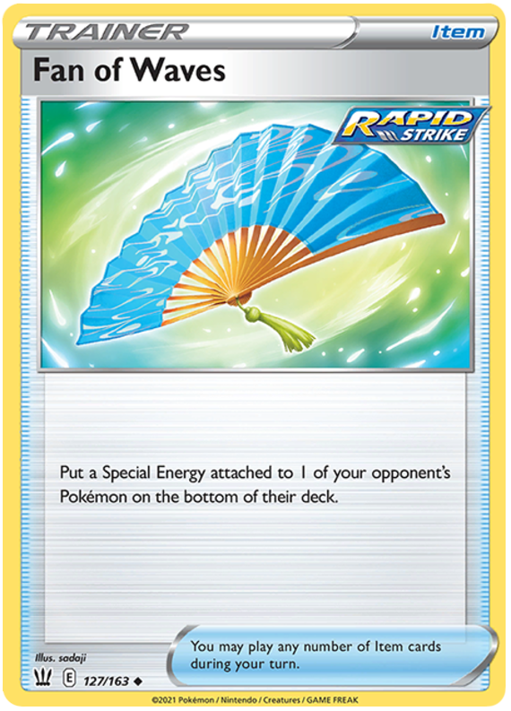 Fan of Waves (127/163) [Sword & Shield: Battle Styles] Reverse Holofoil