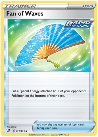 Fan of Waves (127/163) [Sword & Shield: Battle Styles] Reverse Holofoil