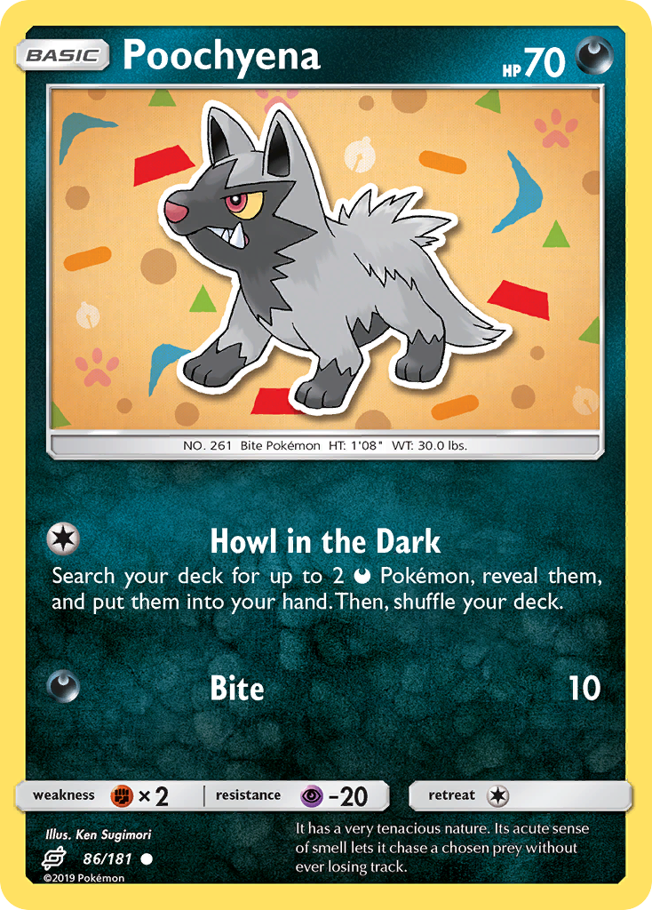 Poochyena (86/181) [Sun & Moon: Team Up] Reverse Holofoil