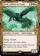Teval, Arbiter of Virtue (Showcase) [Tarkir: Dragonstorm] Foil