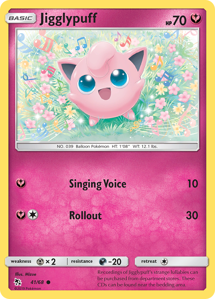 Jigglypuff (41/68) [Sun & Moon: Hidden Fates] Reverse Holofoil