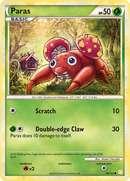 Paras (76/123) [HeartGold & SoulSilver: Base Set] Reverse Holofoil