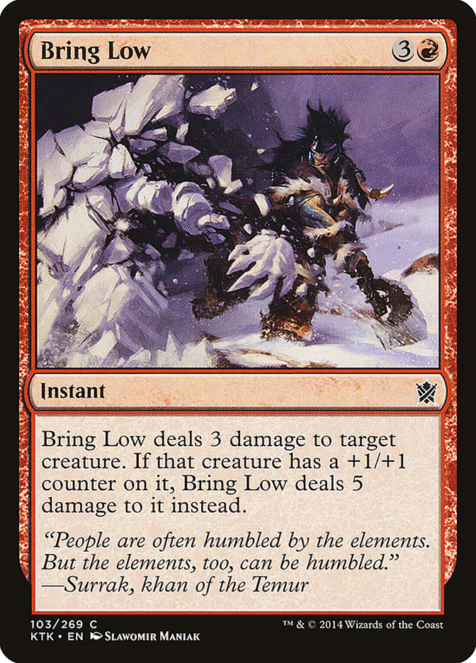 Bring Low [Khans of Tarkir] Foil