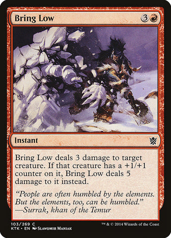Bring Low [Khans of Tarkir] Foil