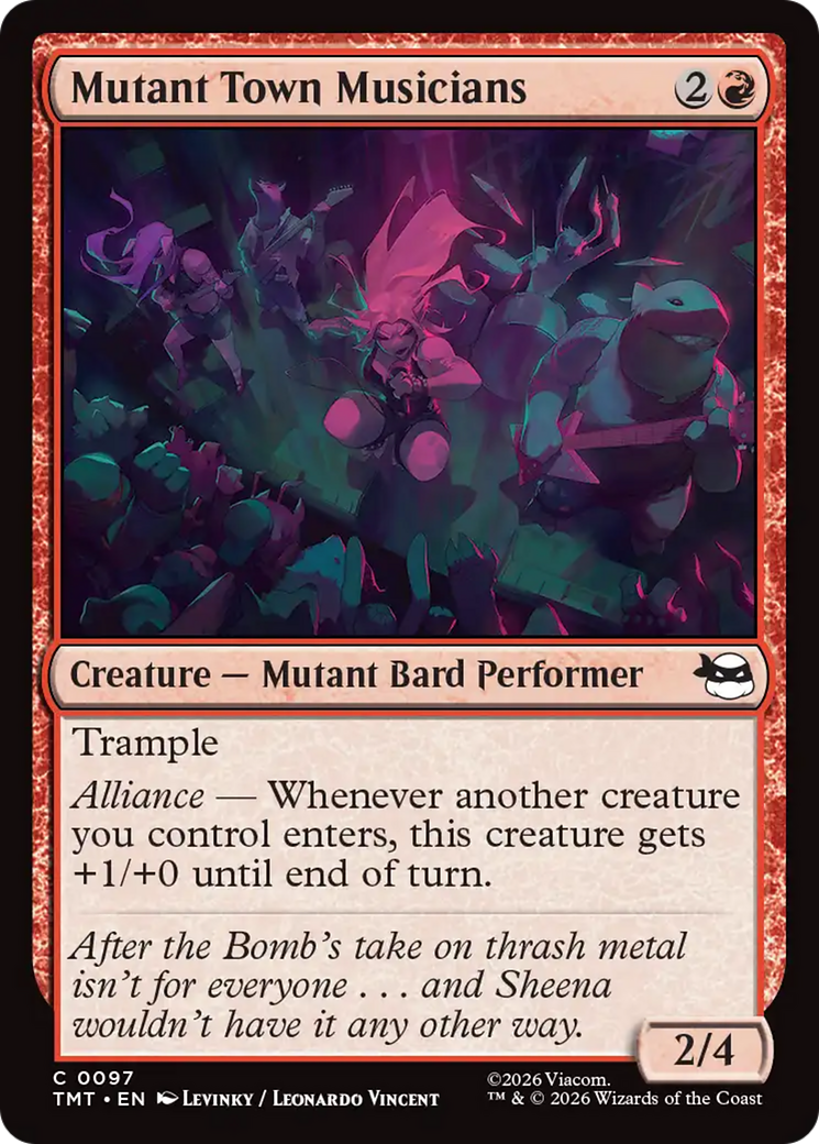 Mutant Town Musicians [Teenage Mutant Ninja Turtles] Foil