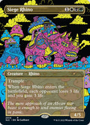 Siege Rhino (Borderless) [Secret Lair 30th Anniversary Countdown Kit] Foil