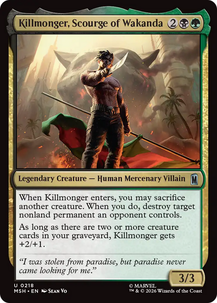 Killmonger, Scourge of Wakanda [Marvel Super Heroes] Foil