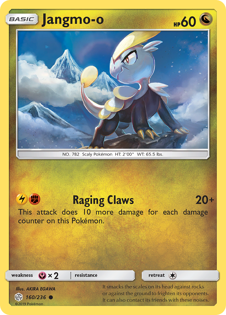 Jangmo-o (160/236) [Sun & Moon: Cosmic Eclipse] Reverse Holofoil