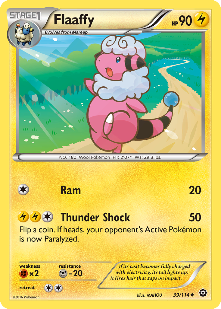 Flaaffy (39/114) [XY: Steam Siege] Reverse Holofoil