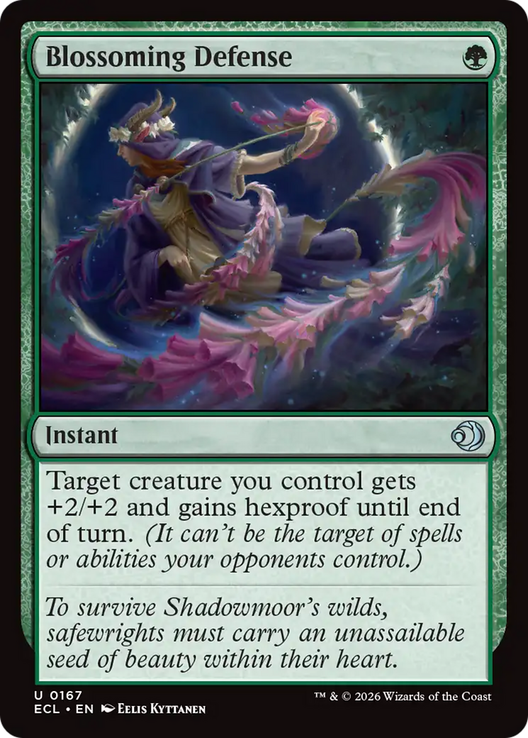 Blossoming Defense [Lorwyn Eclipsed] Foil
