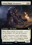 White Plume Adventurer (Extended Art) [Commander Legends: Battle for Baldur's Gate] Foil