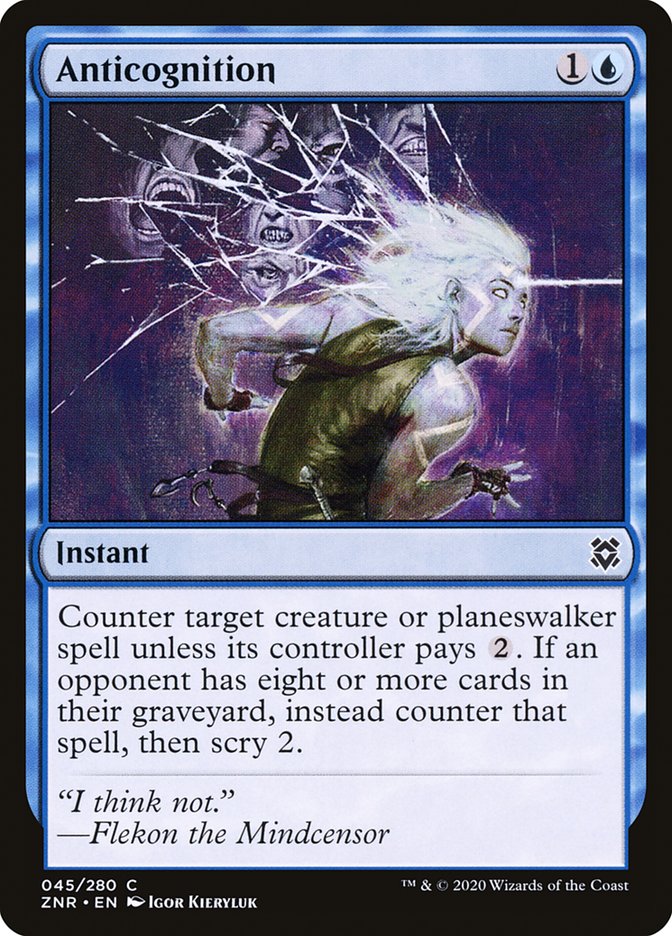 Anticognition [Zendikar Rising] Foil