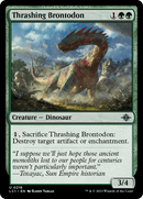 Thrashing Brontodon [The Lost Caverns of Ixalan] Foil