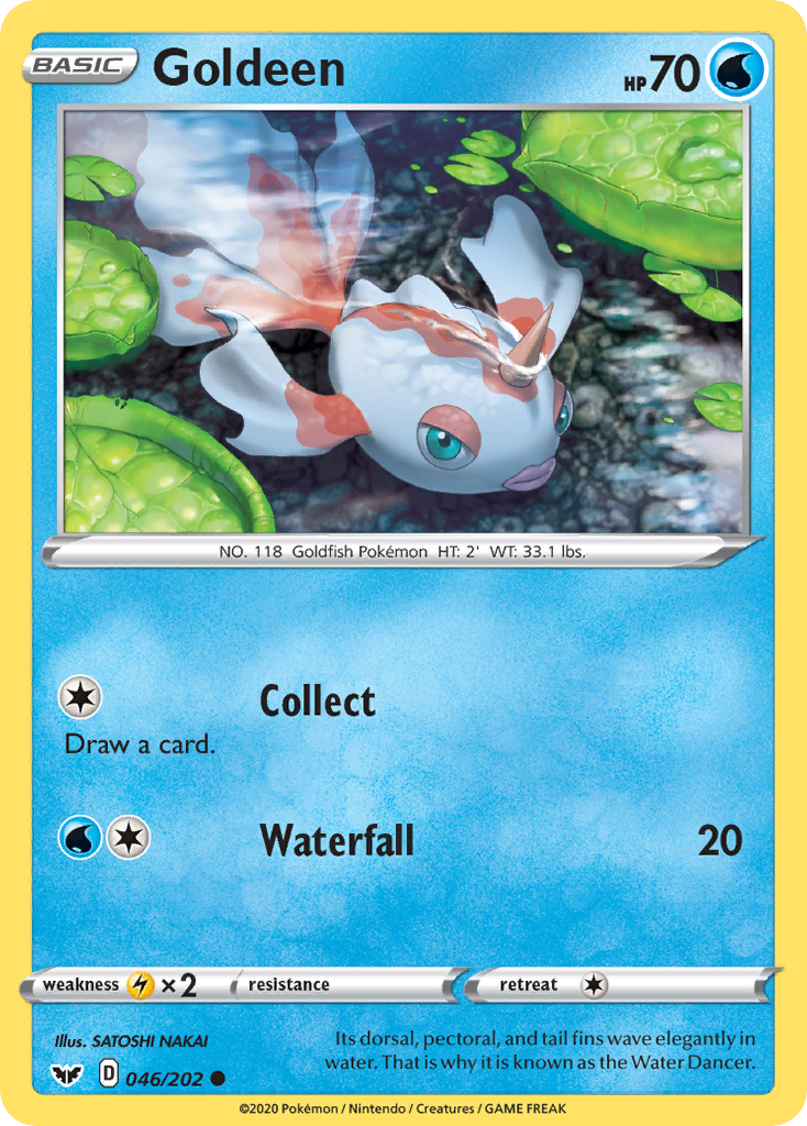 Goldeen (046/202) [Sword & Shield: Base Set] Reverse Holofoil